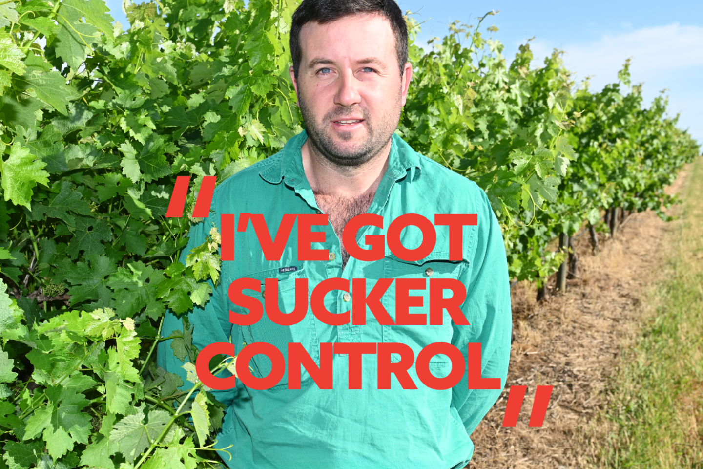 Barrick Parker, of Gundagai Vineyards