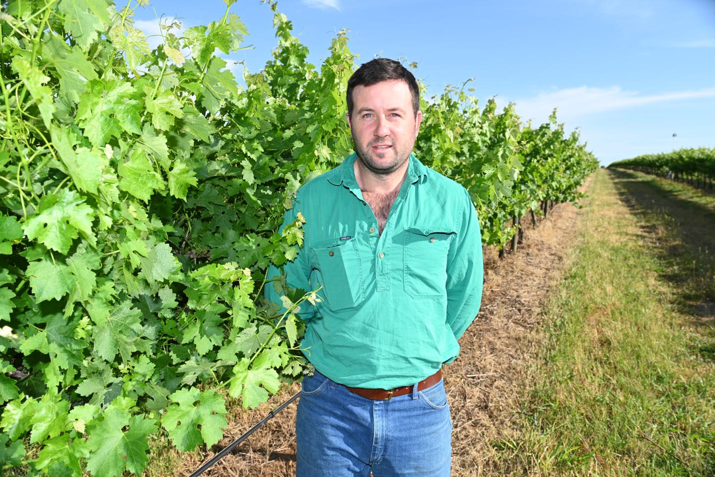 Barrick Parker, of Gundagai Vineyards