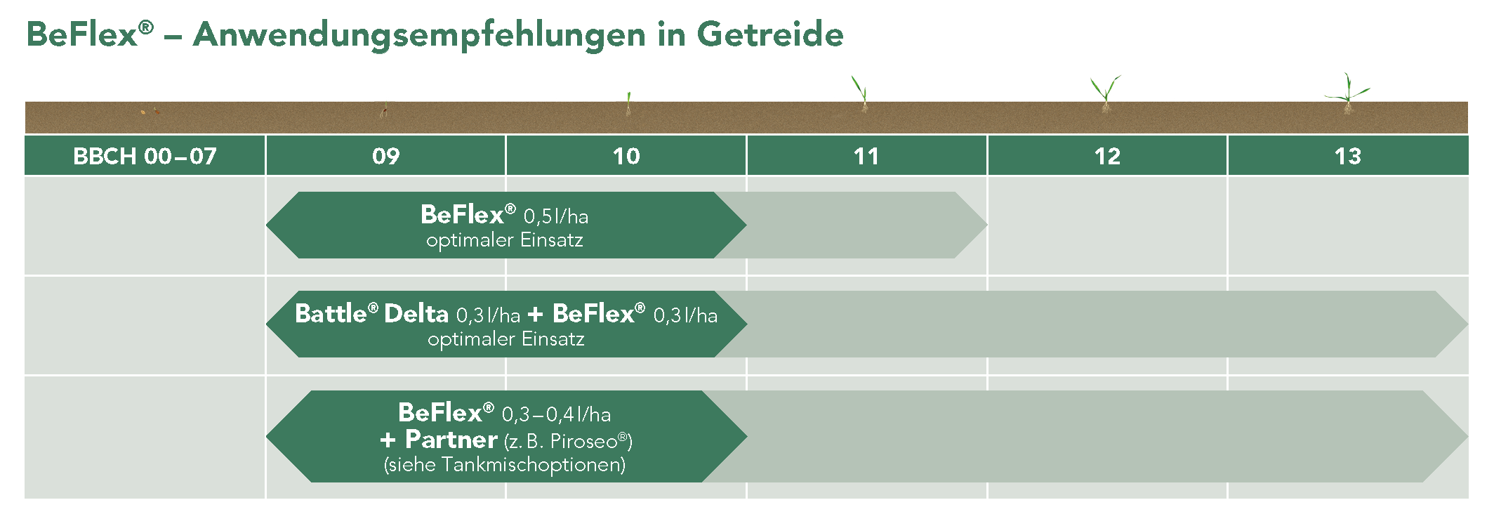 BeFlex® – Anwendungsempfehlungen in Getreide