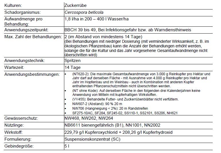 Grifon® SC - Art. 53 Genehmigung in Zuckerrüben erteilt!