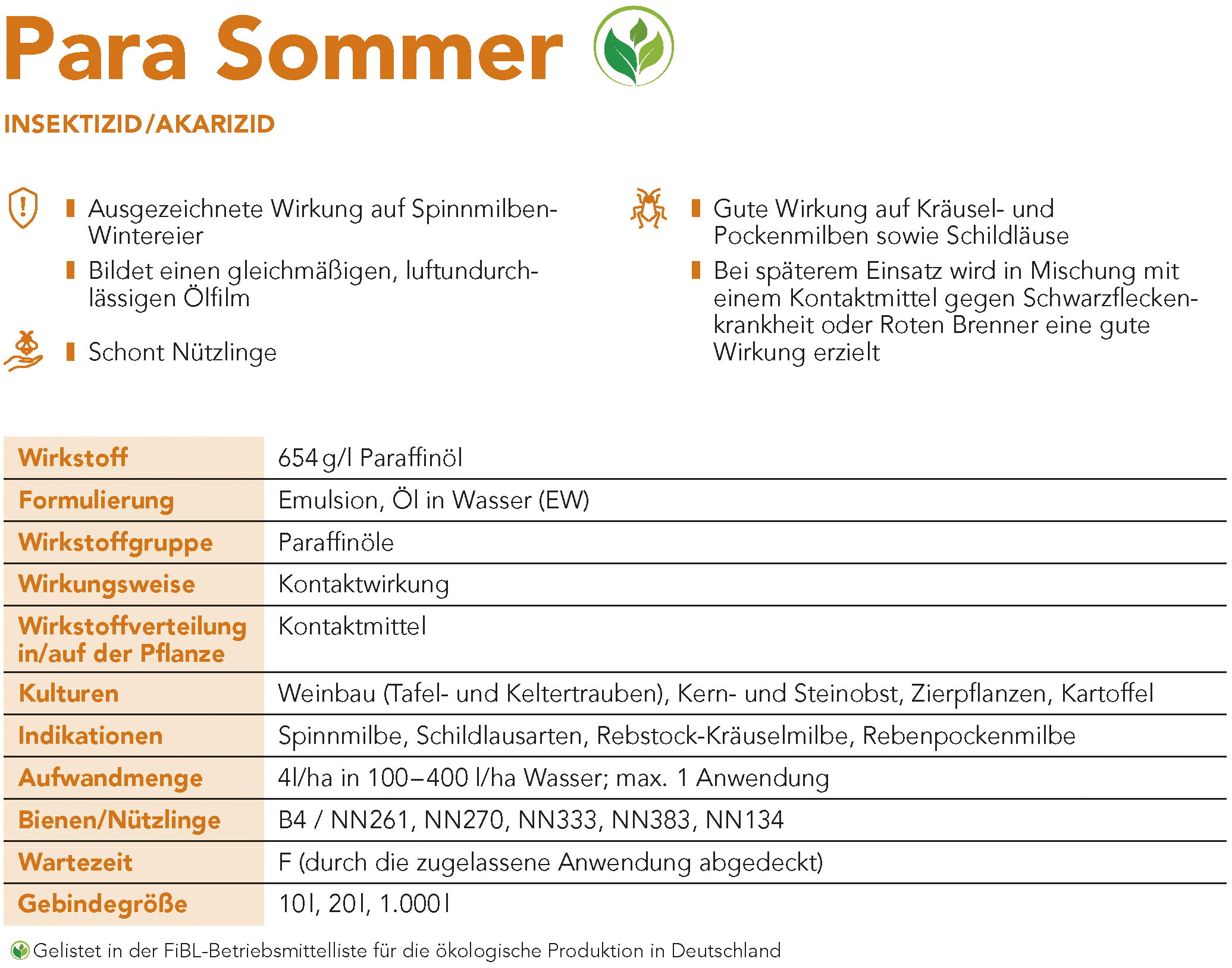 Para Sommer - Steckbrief