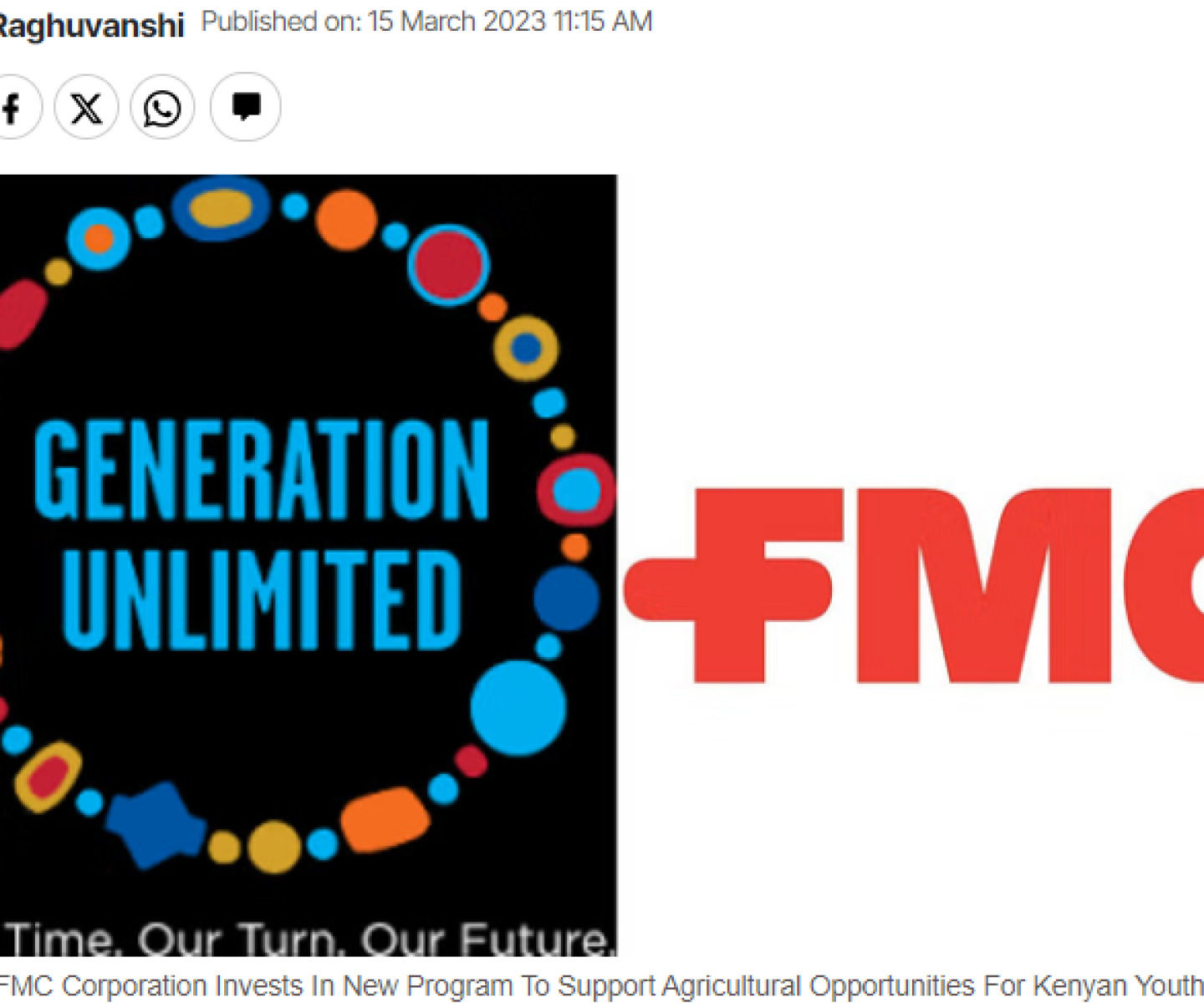 Generation unlimited with FMC