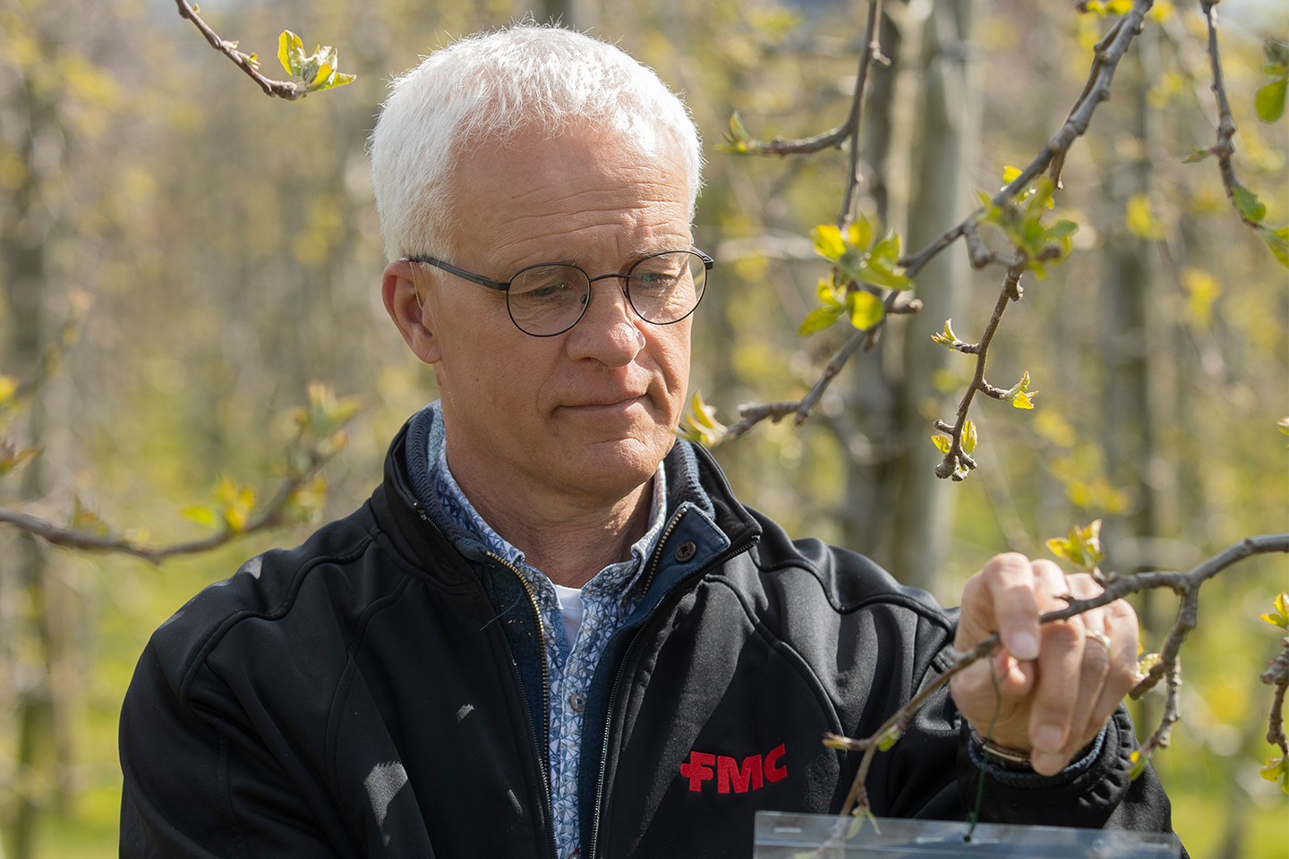 Nico Harteveld Technisch adviseur bij FMC in boomgaard