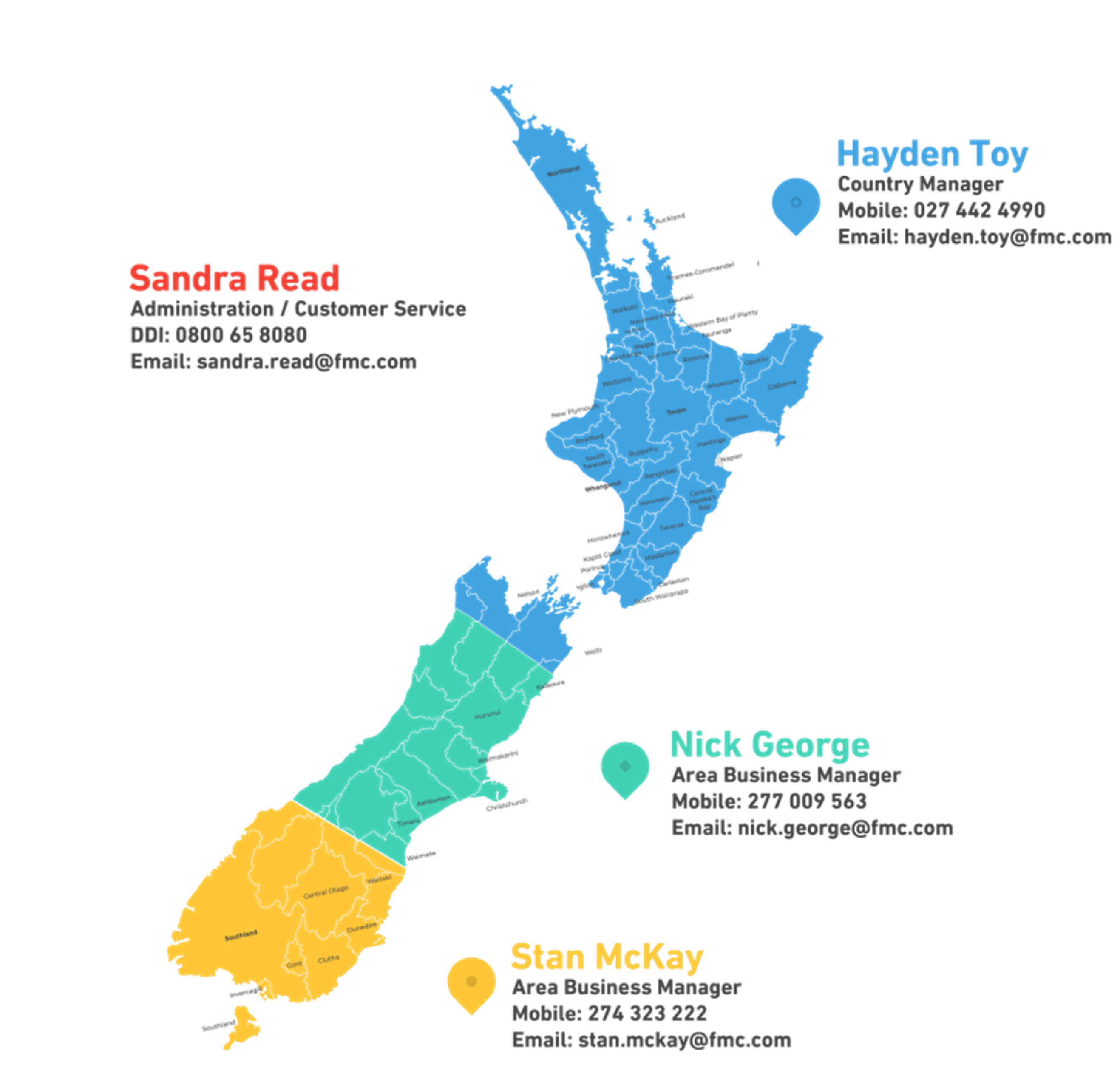 NZ map