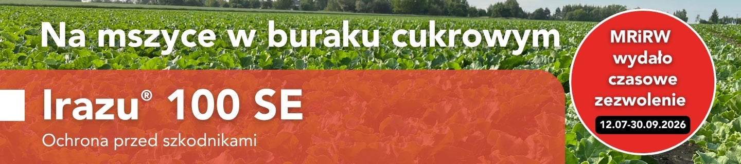 Irazu® 100 SE - zezwolenie na mszyce
