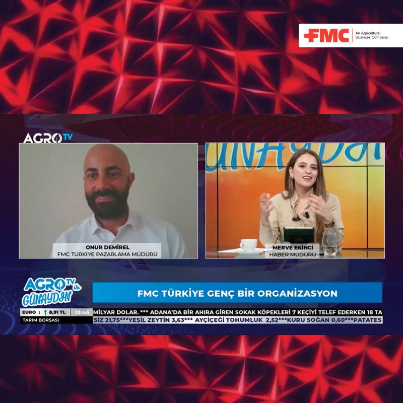FMC Turkey Pazarlama Müdürü Onur Demirel, Agro TV ile GÜNAYDIN Programında Canlı Yayın Konuğu Oldu