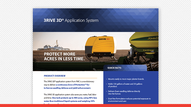 3RIVE 3D® Application System Fact Sheet