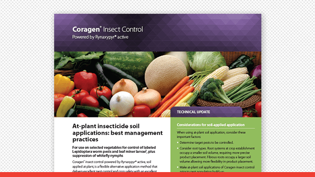 Coragen® Insect Control Powered By Rynaxypyr® Active Technical Update