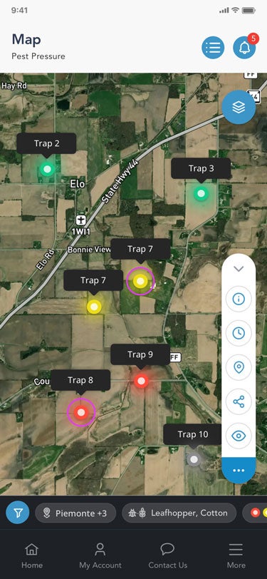 Arc™ app map view screenshot
