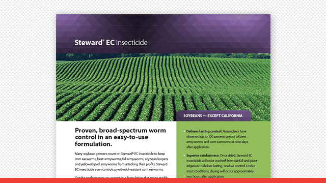 Steward® EC Insecticide Soybean Fact Sheet