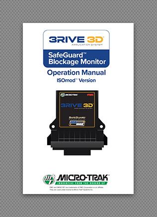 3RIVE 3D Application System SafeGuard™ Blockage Monitor Operation Manual ISOmod™