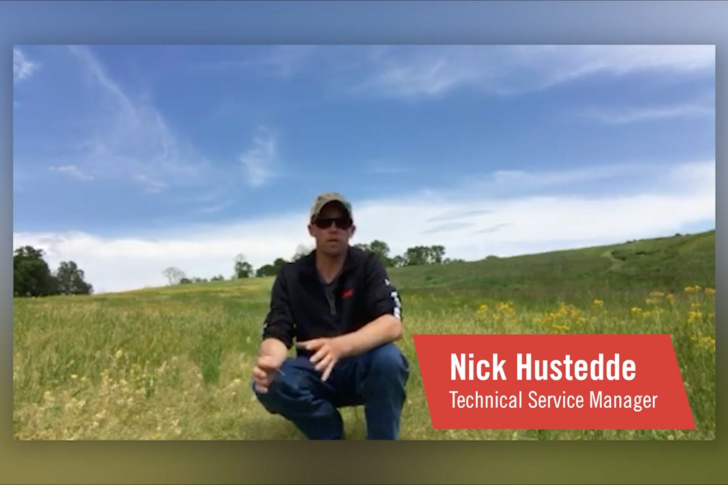 Nick Hustedde, Technical Service Manager
