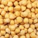 Close up of a group of chickpeas